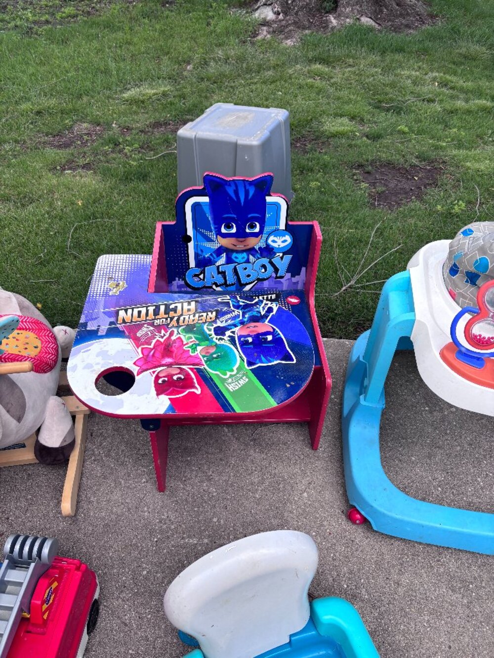 PJ Masks Catboy Kids Activity Desk Chair | Fold Down Table